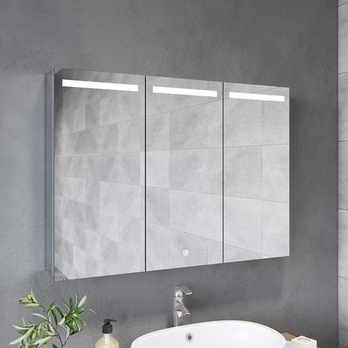 Spiegelschrank bad mit led - spiegelschrank,