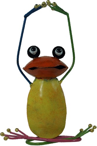 Deko frosch yogafrosch aus - deko,
