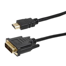 HDMI DVI Kabel Adapter HDMI Stecker auf zu DVI-D 18+1 DualLink b.1920x1080 bidir