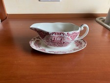 Sauciere, Royal Homes of Britain, rot, gebraucht, ca. 1970