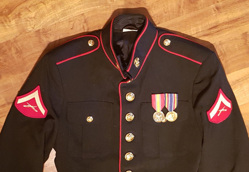 Usmc uniform jacke 40l - us,