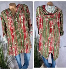 Vokuhila long bluse tunika - ,