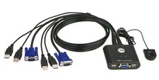 CS22U 2-Port USB VGA KVM Switch schwarz