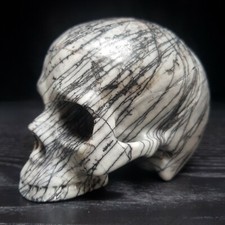 4,7" Netzwerk Jaspis Kristallschädel (Kristallheilung) 1,1kg #8