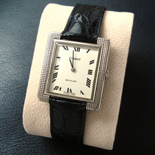 TISSOT Stylist Armbanduhr Handaufzug Herrenuhr 19426 42 versilbert