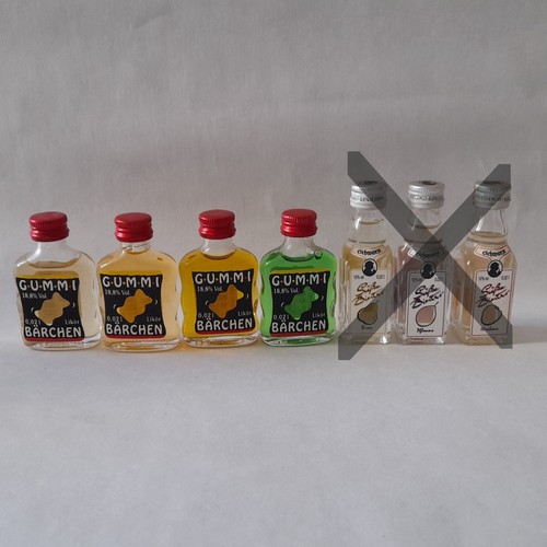 Miniatur schnapsflaschen - miniatur,