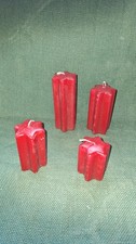 4 Kerzen Stumpen, 6-12cm -