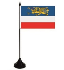 Tischflagge rostock tischfahne - rostock,