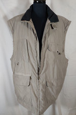 KINGFIELD, GRAUE  WATTIERTE TOURING WESTE MIT 10 TASCHEN, SAFARI, WANDERN, GR 58