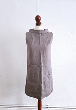 ZARA * Tube Dress * Retro * Kleid * Grau Taupe * S * XS 34