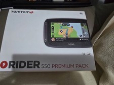 TomTom Rider 550 World Navi Free Lifetime Maps, Traffic, Radar via Bluetoot