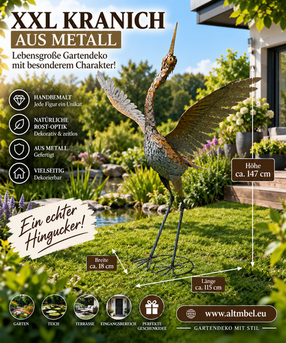Xxl kranich 147 metall - kranich,