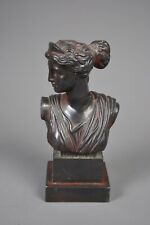 Büste von Artemis H.E.M. Griechenland aus Metall (bronziert)