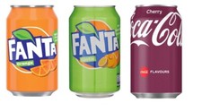 Mixpaket Getränke 72 Dosen XXL ( Fanta Orange, Fanta Exotic, Cherry Coke )