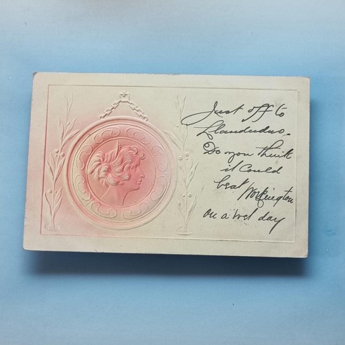Jugendstil postkarte 1908 - postkarte, um