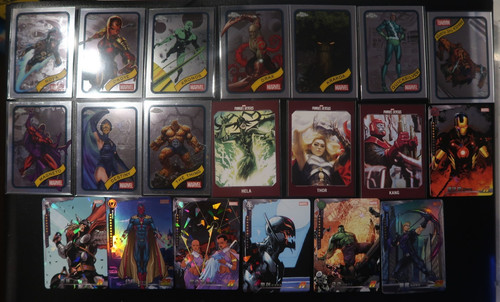 Marvel sammlung topps - marvel, chrome