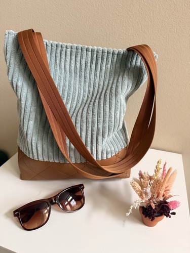 Handgefertigte cord tasche - tasche, i