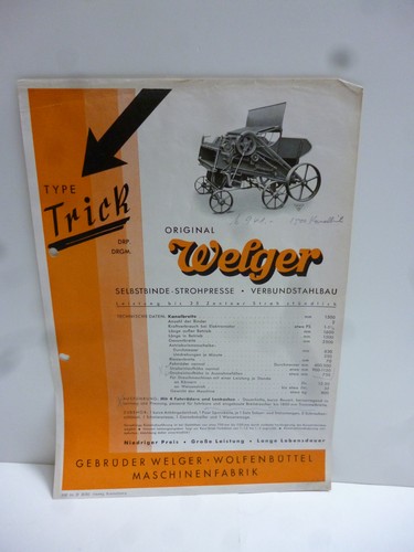 Welger strohpresse type - welger,