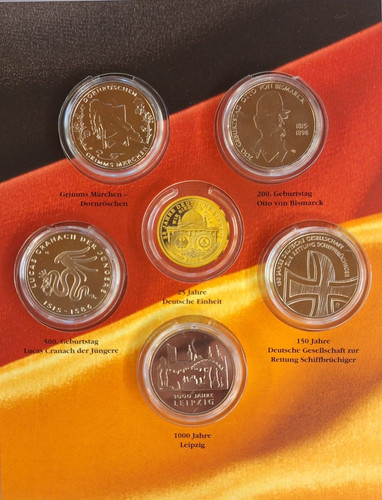 Brd euro gedenkmünzen des - brd, 10
