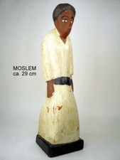 ELFENBEINKÜSTE BAULE COLON FIGUR MOSLEM CÔTE D'IVOIRE IVORY COST 