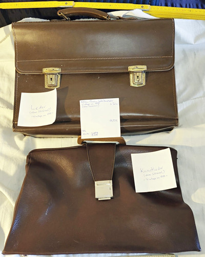 Aktentasche aktenkoffer aus - 2x,