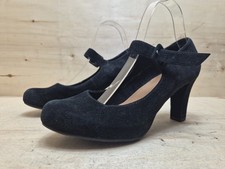 5TH AVENUE SLING BALLERINAS ABSATZSCHUHE HIGH HEELS PUMPS Gr:41 UK:7,5 SCHWARZ