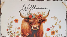 Schild Metall Stier mit