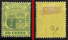 Mauritius 1907 mlh