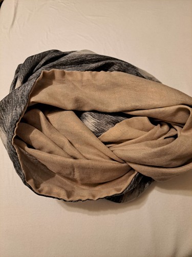 Rosa grauer loopschal von - loopschal,