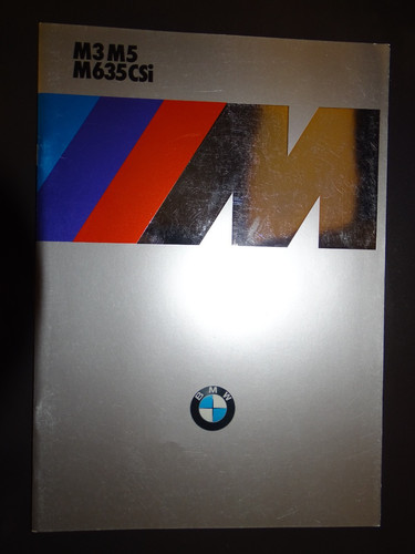 Bmw prospekt m635 csi v - m3, m5