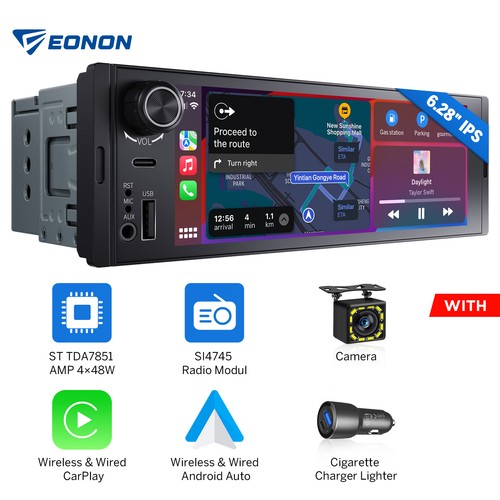 Ips 1din autoradio - 1din, radio