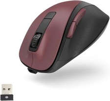 Hama ergonomische optische Funkmaus MW-500 Recharge mit AKKU Bordeaux - NEU&OVP