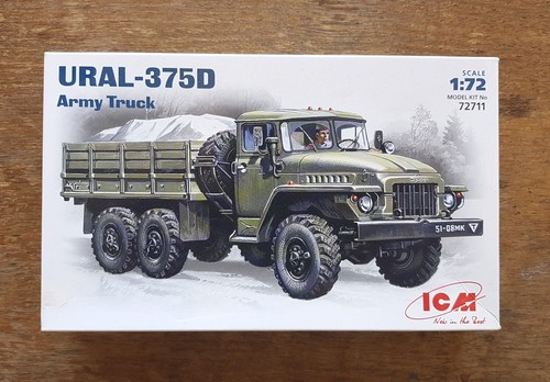 Icm ural 375d army truck - 1/72:,