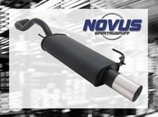 NOVUS Sportauspuff Gruppe N ESD 1x 90mm RL-Design für VW Polo 6N + 6N2
