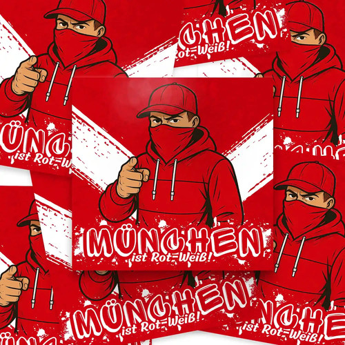 100x münchen aufkleber - 100x,