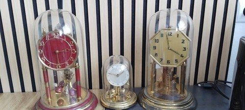 Uhr mit glaskuppel stück - uhr, 3