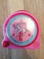 Jacques Farel Kinderwecker Happy Sound, AVC 03HOR Pferd Tier Pink Mädchen Rosa