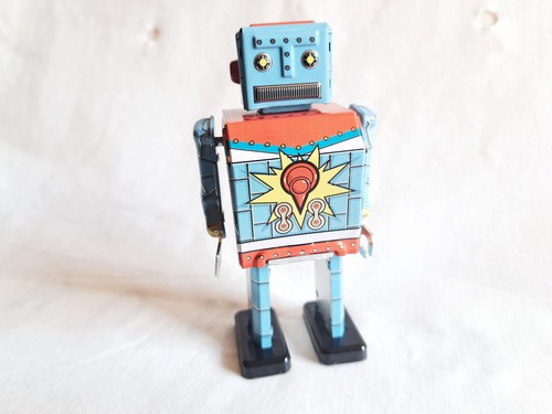 Blechspielzeug roboter - -,