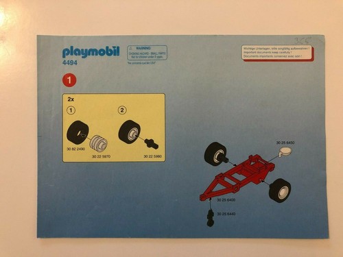 Playmobil nur bauplan - playmobil,