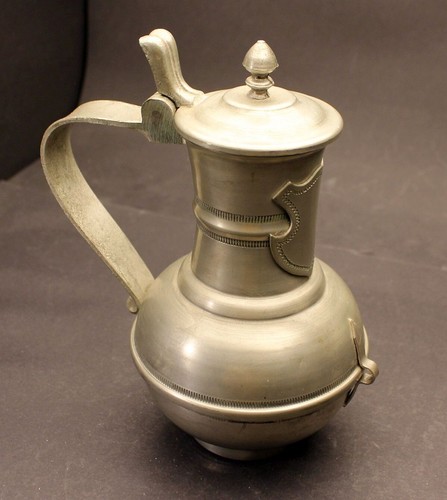 älterer barocker zinn krug - barocker,