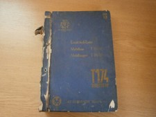 T 174, Bagger und Kran, Weimar Werke, originaler Ersatzteilkatalog, Ausgabe 1969