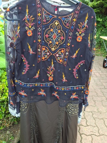 Bluse zara polyester oben - zara,