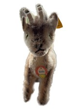 Steiff Rocky Ziege Kuscheltier Plüschtier Beige 13cm Nostalgisch