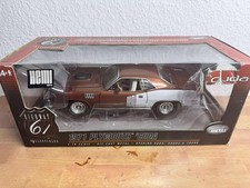 Highway 61 1971 Plymouth Cuda Hemi Kufper Weiß 1:18