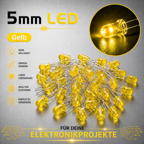 5mm led farbiges - farbiges, gehäuse