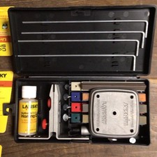 LANSKY Deluxe Schleif System Professioneller Messerschärfer Set Abziehstein Öl