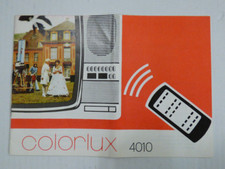 Bedienungsanleitung Fernseher Colorlux 4010 VEB Fernsehgerätewerke Staßfurt DDR