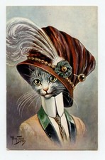 Arthur THIELE .Portrait Katze