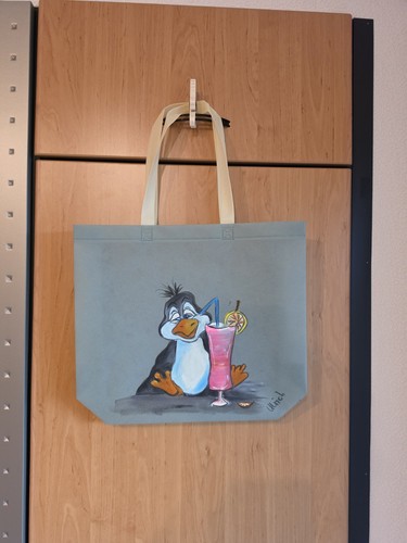 Tasche handbemalt unikat - handbemalt,