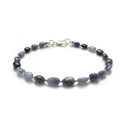 Saphir armband blau - saphir,